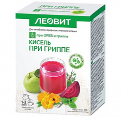 Кисель ЛЕОВИТ при гриппе 20г №5