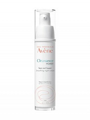 Крем AVENE Cleanance WOMEN ночной Разглаживающий 30мл