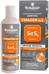 Шампунь ФЕЛЬДШЕР Сульсен №1 д/жирных волос п/перхоти 180мл