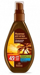 Молочко ФЛОРЕСАН Пальмовый рай солнцезащитное SPF-45+ 160мл (Ф-250)