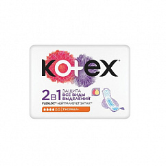 Прокладки гигиенические KOTEX 2в1 Normal Plus №7