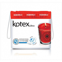 Прокладки гигиенические KOTEX Ultra Setz Night с крыл. с поверхностью 