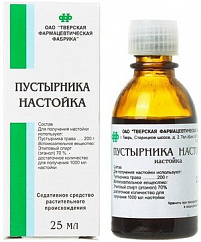 Пустырника настойка фл.-кап.(настойка) 25мл