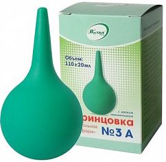 Спринцовка ПВХ А №3 (м/нак.) (инд. уп.)