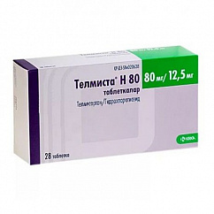 Телмиста Н таб. 12,5мг+80мг №28