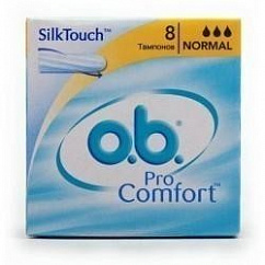 Тампоны гигиенические O.B. ProComfort Normal №8