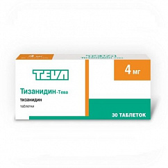 Тизанидин-Тева таб. 4мг №30