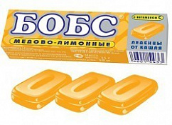 Леденцы БОБС мед и лимон 35г (3,5г x10)