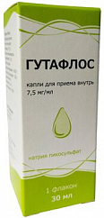 Гутафлос фл.-кап.(капли д/приема внутрь) 7,5мг/мл 30мл