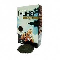 Глина косметическая черная 100г