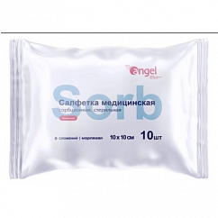 Салфетки ANGEL стер. 10 х 10 №10