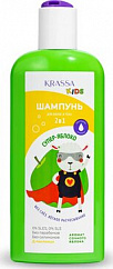 Шампунь KRASSA KIDS 2 в 1 д/волос и тела Супер-яблоко БЕССУЛЬФАТНЫЙ 250мл