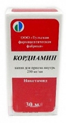Кордиамин фл.(капли д/приема внутрь) 25% 30мл №1