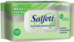 Салфетки SALFETI Mega Pack влажн. очищ. антибакт. №100