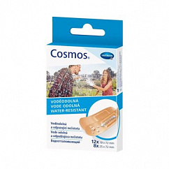 Лейкопластырь COSMOS Water Resistant пластины 2 разм. №20 водостойкий (арт. 535123)