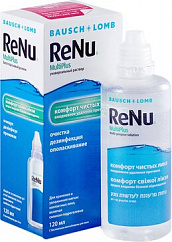 Раствор для контактных линз RENU Multi Plus 120мл
