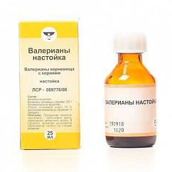 Валерианы настойка фл. 25мл