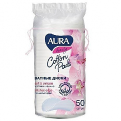 Ватные диски AURA №50
