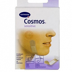 Лейкопластырь COSMOS Sensitive д/чувств. кожи 1,9 x 7,2см №20