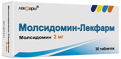 Молсидомин-Лекфарм таб. 2мг №30