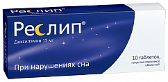 Реслип таб. п/пл. об. 15мг №10