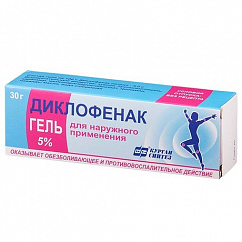 Диклофенак-АКОС туба(гель д/наружн. прим.) 5% 30г №1