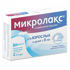 Микролакс микроклизмы(р-р д/рект. введ.) 5мл №4 с универс. наконечн.