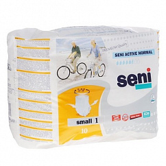 Подгузники-трусики для взрослых SENI ACTIVE Normal Small №10