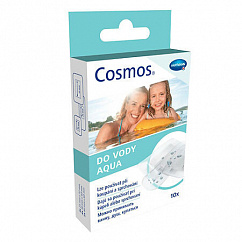 Лейкопластырь COSMOS Aqua водостойк. прозрачн. №10 (3 размера)