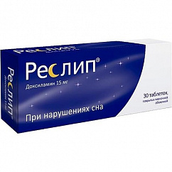 Реслип таб. п/пл. об. 15мг №30