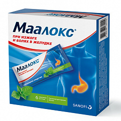 Маалокс пак.(сусп. орал. доз.) 15мл №6