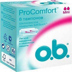 Тампоны гигиенические O.B. ProComfort Mini №8