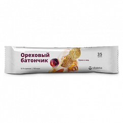 Батончик-мюсли Витатека Орех с медом и витамином С 35г