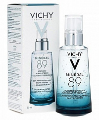 VICHY Mineral 89 гель-сыворотка д/кожи, подверженной внешним воздействиям 50мл