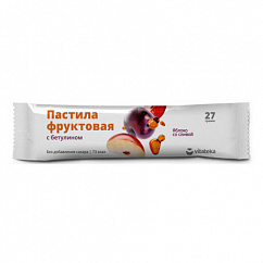 Пастила ВИТАТЕКА Фруктовая Яблоко со сливой 27г
