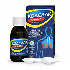 Коделак Бронхо с чабрецом фл.(сироп) 100мл + мерн. ложка