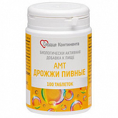 Дрожжи пивные Сердце Континента таб. 500мг №100