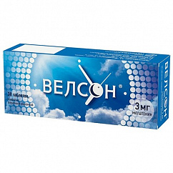 Велсон таб. п/пл. об. 3мг №30
