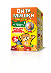 Витамишки Multi + (йод+холин) д/памяти и внимания пастилки жев. №60