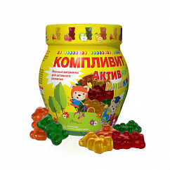 Компливит Активные Детишки Т3 пастилки 4,5г №30