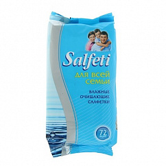 Салфетки SALFETI Family влажн. очищ. №72