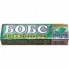 Леденцы БОБС мята-эвкалипт с вит. C 35г (3,5г x 10)