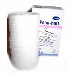 Бинт Пеха-Хафт (PEHA-HAFT) фикс. самокл. 10смх4м белый