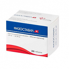 Фазостабил таб. п.пл. об. 150мг + 30,39мг №100