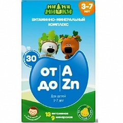 МИ-ми-мишки Витам.- минер. комплекс от А о Цинка таб. жев. 860мг №30