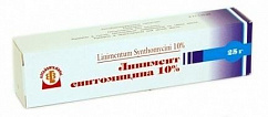 Синтомицин туба(линим.) 10% 25г №1