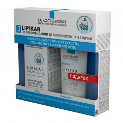La Roche-Posay Набор (LIPIKAR AP+ бальзам 400мл+Syndet AP+100мл в подарок)