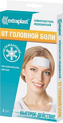 Лейкопластырь EXTRAPLAST от головной боли 5х12см №2