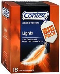 Презерватив CONTEX №18 Lights (особо тонкие)