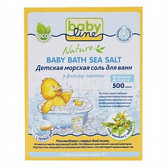Соль для ванн детская BabyLine Череда морская 500г